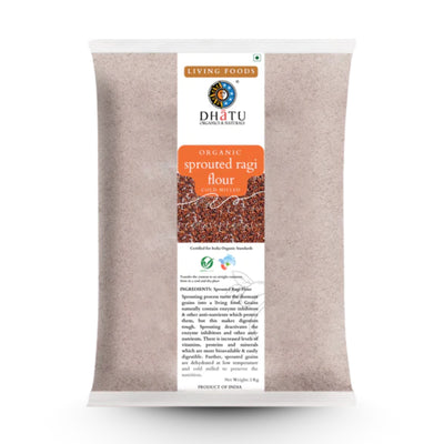 Organic Sprouted Ragi Flour | 1kg & 2kg Packs