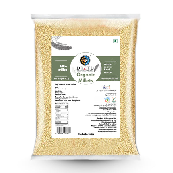 Little Millet 1kg | Gluten Free | Fiber Rich | Unpolished