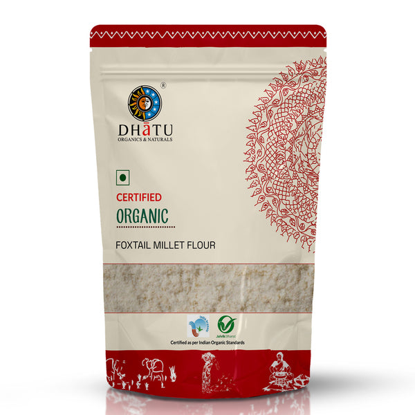 Organic Foxtail Millet Flour 500g (Thinai/Korra/Navane) | Stone