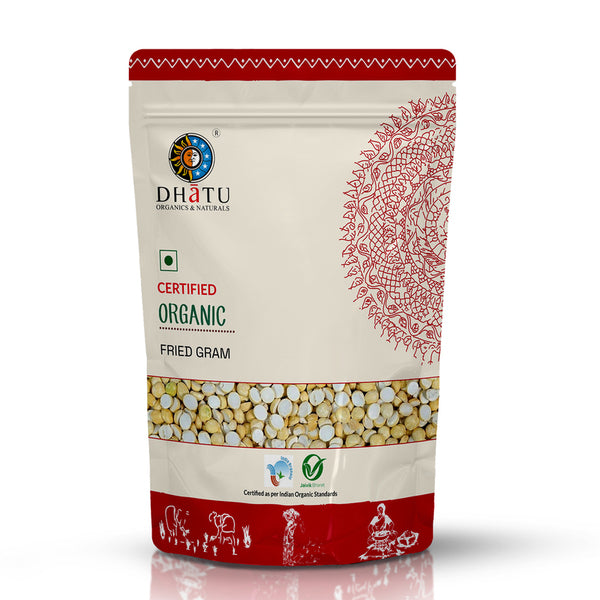 Organic Fried Gram (Roasted Chana Dal) 500g