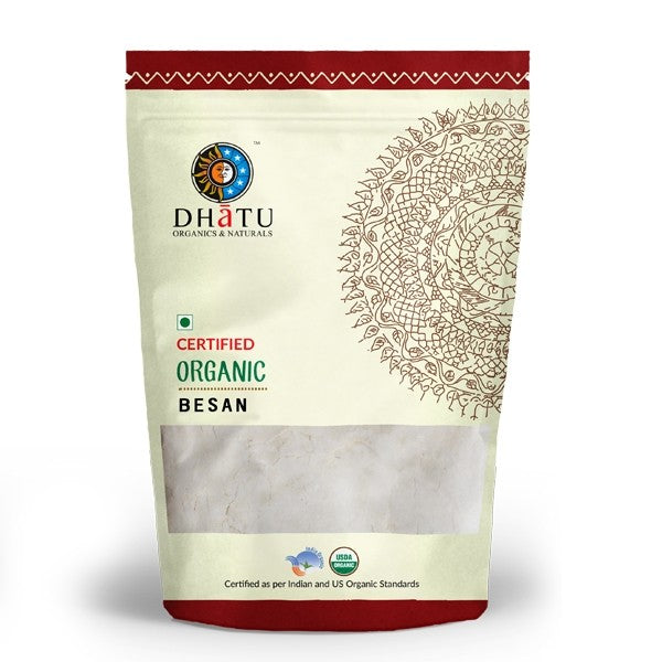 Dhatu Organics organic besan (gram flour) pack
