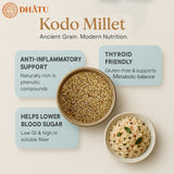 Organic kodo millet (varagu rice) – image 4 – Dhatu Organics