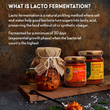 Lacto-Fermented Mixed Vegetable Pickle 250g – No Oil, No Vinegar