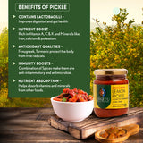 Lacto-Fermented Lemon Pickle 250g – No Oil, No Vinegar