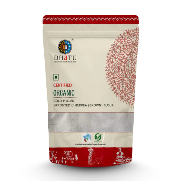 Organic Sprouted Brown Chickpea Flour 500g