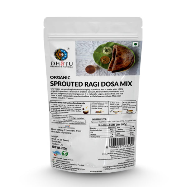 Sprouted Ragi Dosa Mix 200g