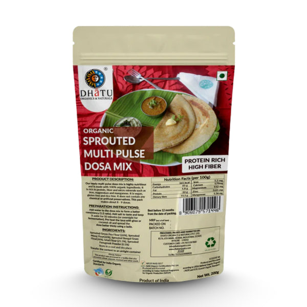 Sprouted Pulse Dosa Mix 200g - Rich in Protein & Fiber