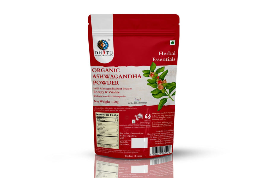 Organic Ashwagandha Powder 100g