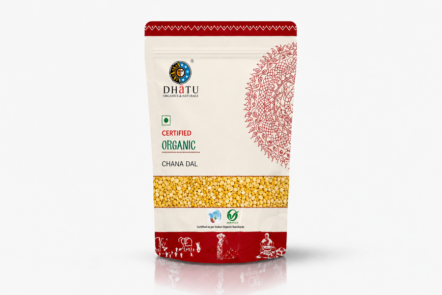 Organic Chana Dal/Split Bengal Gram 500g