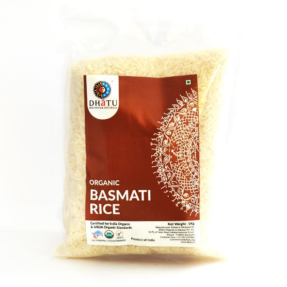 Organic Basmati Rice - White 1kg