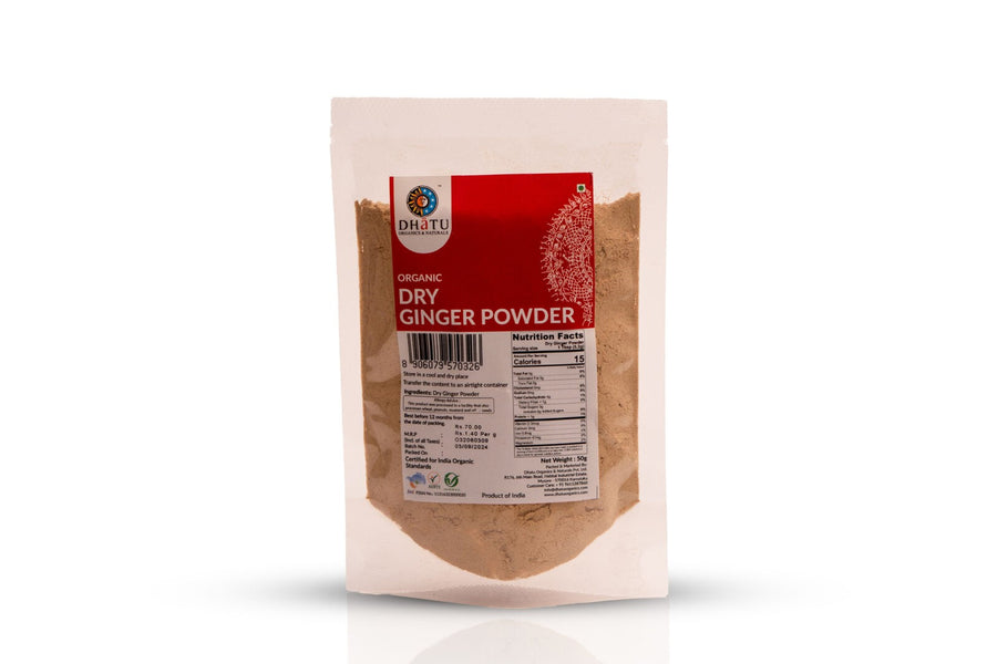 Organic dry Ginger Powder 50g