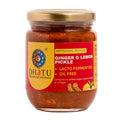 Lacto-Fermented Ginger Lemon Pickle 250g – No Oil, No Vinegar