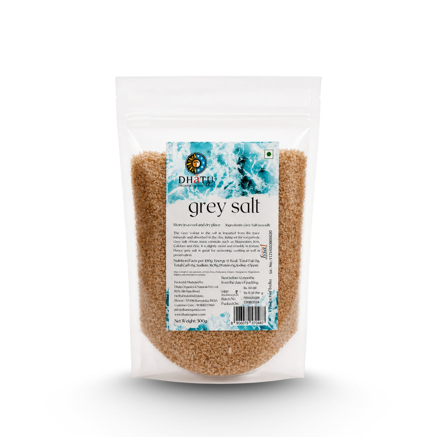 Grey Sea Salt 500g | Mineral-Rich Celtic Sea Salt | High Magnesium | Unrefined