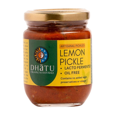 Lacto-Fermented Lemon Pickle 250g – No Oil, No Vinegar