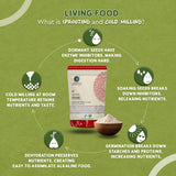 Organic Sprouted Wheat Flour 500g | Improved Digestion