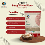 Organic Long Wheat Flour (Emmer Wheat) 500g