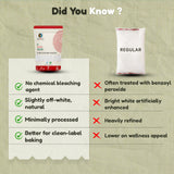 Organic Unbleached Maida Flour, 500g | Chemical-Free