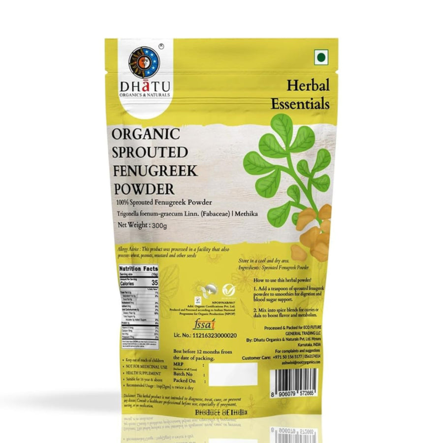 Organic Sprouted Fenugreek Powder 100g
