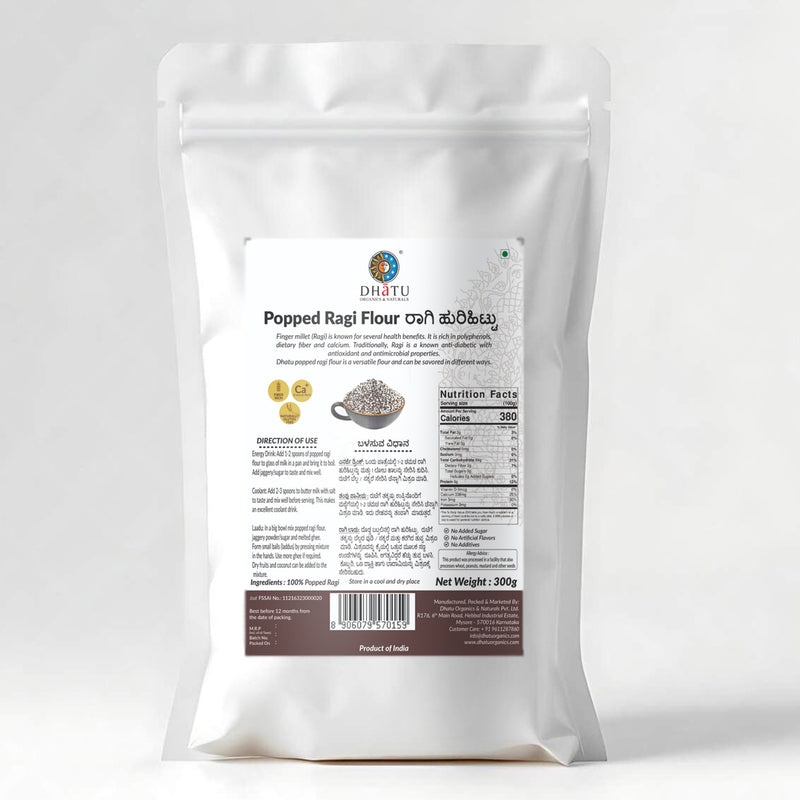 Huri Hittu 300g (Popped Ragi Flour) | Ready-to-Eat, High-Calcium ...