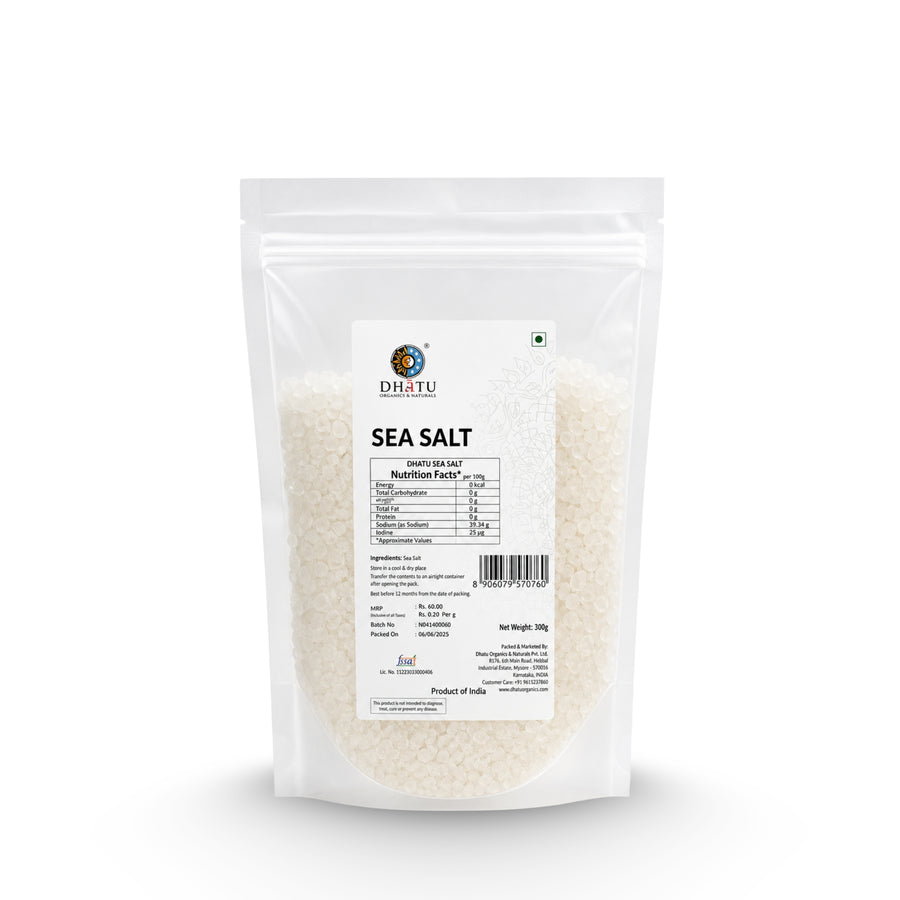 Sea Salt White 500g | 1 Kg | Natural Unrefined Sea Salt | No Anti-Caking Agents