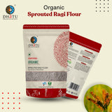 Organic Sprouted Ragi Flour 500g | Nachani Satva | Cold Milled