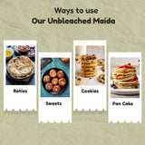 Organic Unbleached Maida Flour, 500g | Chemical-Free