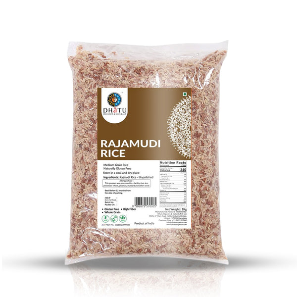 Unpolished Rajamudi Rice 1kg