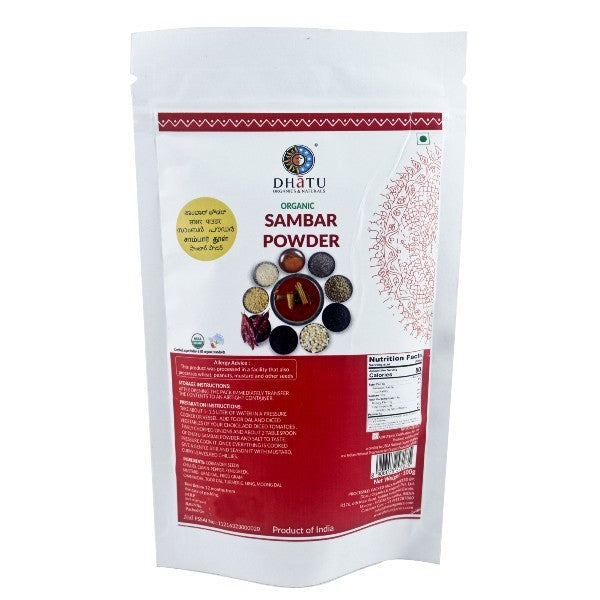 Organic Sambar Powder 100g