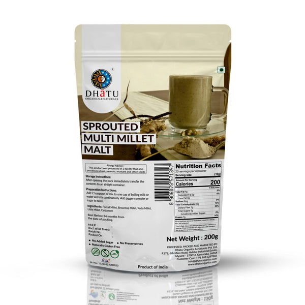 Sprouted Multi Millet Malt 200g